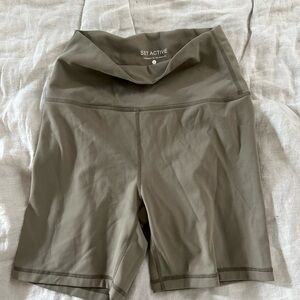 Set active biker shorts